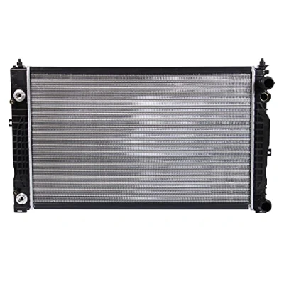 Immagine di BESTPRICE 1x Radiatore acqua motore compatibile con AUDI A4 B5 (8D2) (8D5), A6 C5 (4B2) (4B5), SKODA SUPERB 1 (3U4), VW PASSAT B3/B4 Variant (3A5 35I), (3B2)(3B5), B5.5 (3B3)(3B6)