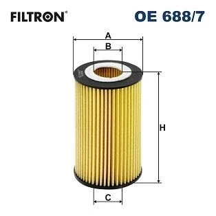 Immagine di FILTRON OE 688/7 filtro olio Cartuccia AUDI: A4 B8 Avant, A5 Coupe, A6 C7 Avant