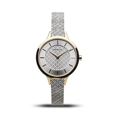 Immagine di BERING Donna Analogico Quarzo Classic Orologio con Cinturino in Acciaio inossidabile e Vetro zaffiro 17831 010