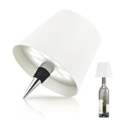Immagine di MU LIN lampada bottiglia ricaricabile,lampada da tavolo senza fili,Controllo Touch 3 Modalita Temperatura di Colore, Dimmerabile, per Soggiorno, Ristorante
