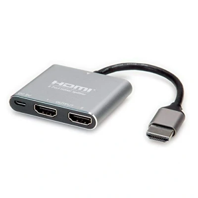 Immagine di Value Distributore, splitter HDMI 3840 x 2160 Pixel Argento (Metallizzato)