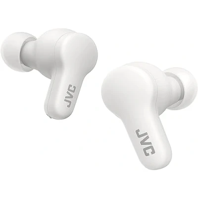 Immagine di JVC, Cuffie Bluetooth True Wireless HA Z77T, 5.3, Resistenti agli Schizzi, Design Ergonomico, con Batteria Fino a 24 ore, Ricarica Rapida, 3 Sound Mode Disponibili, White