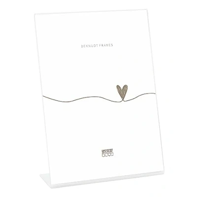 Immagine di Deknudt Cornici S58RL1V Plexi Photo Frame Piede Vertical Resina Trasparente 15 x 20 cm