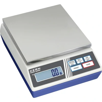 Immagine di Kern 440 49A Bilancia di precisione Portata max. 6 kg Risoluzione 0.1 g rete elettrica, a batteria, batteria ricaricabile Argento