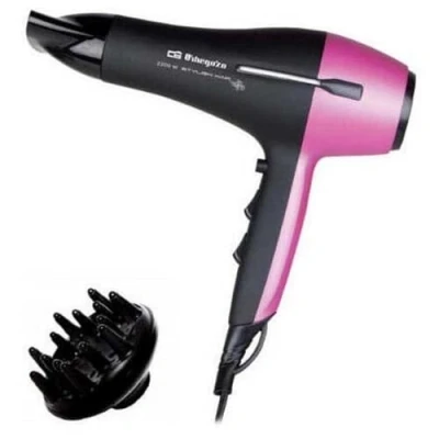 Immagine di Orbegozo SE 2320 Asciugacapelli 3 Livelli di Temperatura 2 Velocità Pulsante Aria Fredda Filtro Estraibile Diffusore e Concentratore 2200W