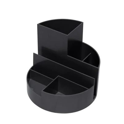 Immagine di Maul, portapenne rundbox, con 6 scomparti, in ABS resistente agli urti Nero