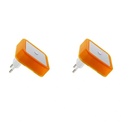 Immagine di Othmro Luce Notturna Bambini, 2 Pezzi LED con Sensore Crepuscolare, Luci Notturne da Presa per Bagno, Corridoio, Cucina, Scale (Giallo)