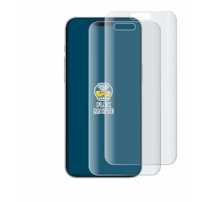 Immagine di brotect Pellicola Copertura Completa Opaca per Apple iPhone 16 Pro Max (2 Pezzi) Full Cover 3D Curvo