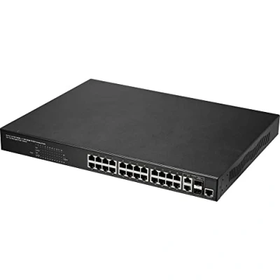 Immagine di Renkforce RF 4676514 MSW 620 Switch di rete RJ45/SFP 24+2 porte 1 GBit/s Funzione PoE