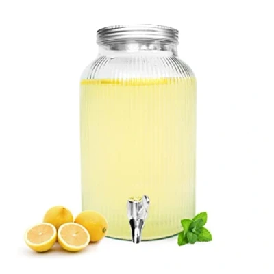 Immagine di Sendez Distributore di bevande da 5 litri con rubinetto in acciaio inox, erogatore succhi