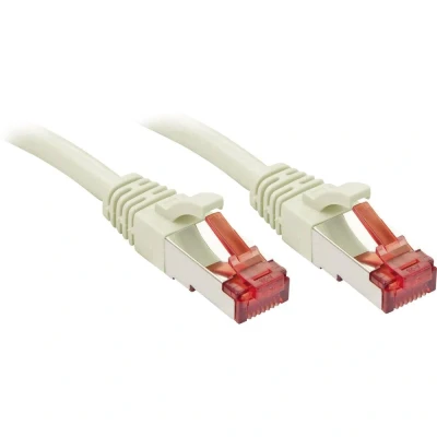Immagine di LINDY 47700 RJ45 cavo di rete, patch CAT 6 S/FTP 0.30 m Grigio con protezione 1 pz.