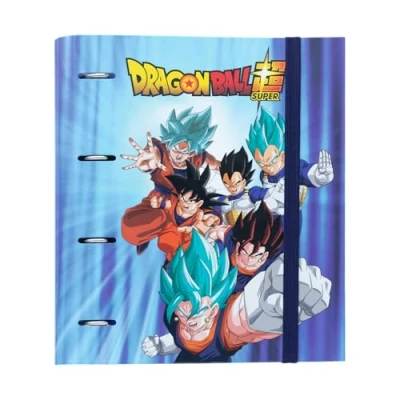 Immagine di Grupo Erik: Raccoglitore A4 Dragon Ball, a 4 anelli con elastico e copertina rigida in cartone, 32 x 27,5 cm, Cartella Portadocumenti A4, Ball gadget