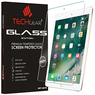 Immagine di TECHGEAR Vetro Temperato Compatibile con Apple iPad PRO (9.7 Pollici) e Nuovo Autentica Pellicola Protecttiva in Salvaschermo