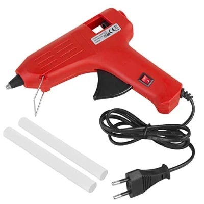 Immagine di Maclean MCE432 pistola per colla a caldo 40 W + 14 bastoncini di trasparenti fai da te e riparazioni Hot Glue Gun (pistola caldo)