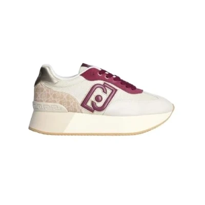Immagine di LIU JO Scarpe Donna Dreamy 02 Sneaker Suede/Mesh/Printed Cow Egg/Barolo D25LJ10 BF4037 PX525 35