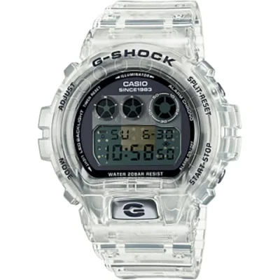Immagine di G SHOCK 40TH Anniversary Sekleton Remix Unisex Orologio digitale, Taglia: One Size, White transparent