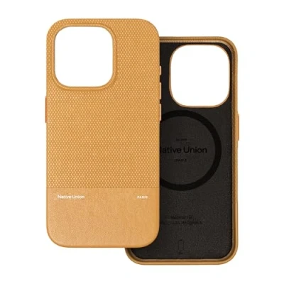 Immagine di Native Union (Re Classic Case 3.0 Compatibile con MagSafe e magneti integrati Materiali Resistenti Riciclati Ultra Resistente Protezione Anticaduta da 1,8 m per iPhone 16 Pro (Kraft)