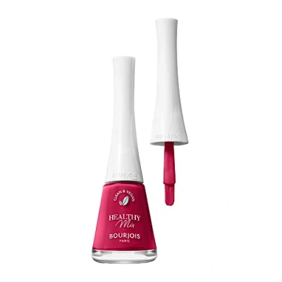 Immagine di Bourjois Smalto Unghie 100% Vegano Healthy Mix, ad Asciugatura Rapida, Effetto Manicure Professionale a Lunga Durata, 12 ml, 300 Grenat&#039;ddictive