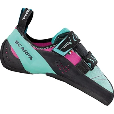 Immagine di Scarpa Vapor V Wmn, Arrampicata Donna, Dahlia Aqua FRW, 40.5 EU
