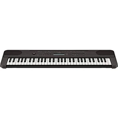 Immagine di YAMAHA Digital Keyboard PSR E360DW, Tastiera Digitale Portatile Ottima per Principianti, Design Compatto ed Elegante, con 61 Tasti Sensibili al Tocco e Funzioni di Apprendimento, Nero Acero