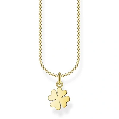Immagine di Thomas Sabo Collana da Donna in Argento Sterling 925 con Quadrifoglio, 38,00 45,00 cm,