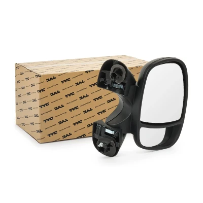 Immagine di Specchio retrovisore esterno Tyc 325 0077 Dx nero per regolazione elettrica specchio, convesso, termico OPEL: Vivaro A Van, Combi