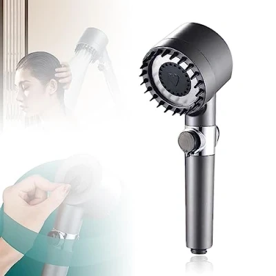 Immagine di Koufeil Doccia Massaggiante Multifunzionale Tedesca, Soffione Portatile con Filtro, Ad Alta Pressione 3 modalità, A Mano Potente Rimovibile
