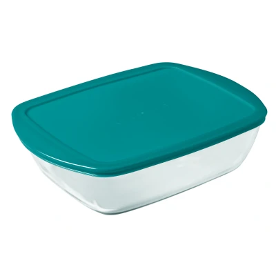 Immagine di Pyrex Oven Dish with lid Cook &amp; Store 23 x 15 6 cm / 1.1 Liter