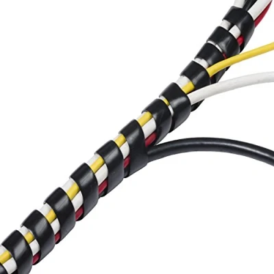 Immagine di D Line CTW2.5B Guaina a Spiarle Per Cavi, Raccogli Spirale cavi Spiralato, Copricavo 2.5m Lunghezza Nero