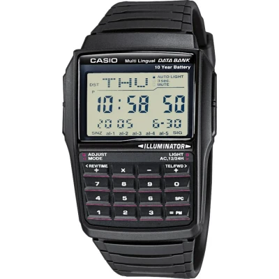 Immagine di Orologio da polso Casio Quarzo DBC 32 1AES (L x L A) 50.4 37.4 12 mm Nero Materiale cassa=resina (braccialetto)=resina