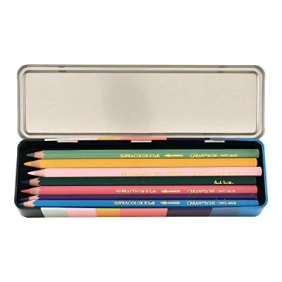 Immagine di Caran d&#039;Ache Paul Smith Supracolor Matite Set di 8 colori