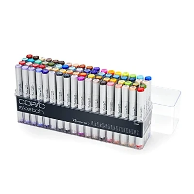 Immagine di Copic Sketch 21075164 Set da 72 Pennarelli, Multicolore