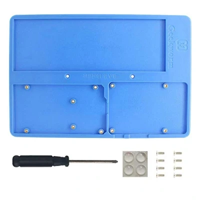Immagine di Geekworm Raspberry Pi 4B/3B+ Plate, 5in1 RAB Holder Breadboard Base/ABS Case/Education Platform for Arduino UNO Mega 2560 / 5 4 Model B 3 B+ 3B