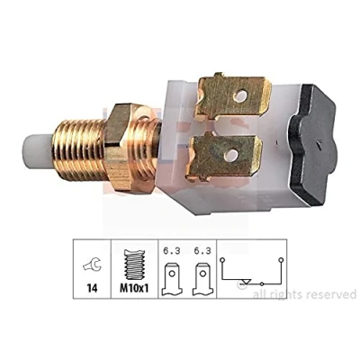 Immagine di EPS 1.810.007 Interruttore luce freno meccanico M10x1 Made in Italy OE Equivalent