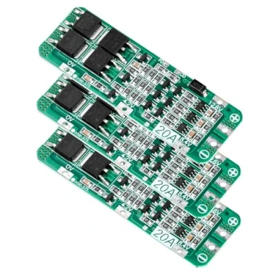 Immagine di Aideepen 3 PZ 3S 20A Li ion Batteria al Litio Scheda Caricatore PCB BMS 12.6 V Modulo Cellulare Overcharge Overcurrent Protezione Da Cortocircuito