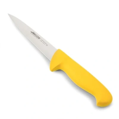 Immagine di Arcos Serie 2900 Coltello Scannare Macellaio Bistecca Lama Acciaio Inossidabile Nitrum 150 mm Manico Polipropilene Colore Giallo