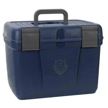 Immagine di HKM PFIFF 101562 223 1 Scatola per la Pulizia dei Cavalli, Stabile, Piccola, M, Colore: Blu/Grigio