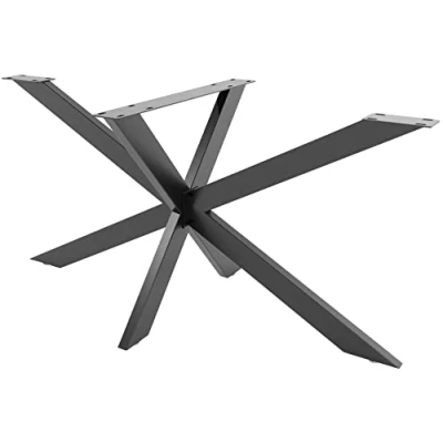 Immagine di CLP Gambe Per Tavolo Biloxi I Forma A Stella Altezza 71 Cm Acciaio, Colore:nero, Dimensione:L