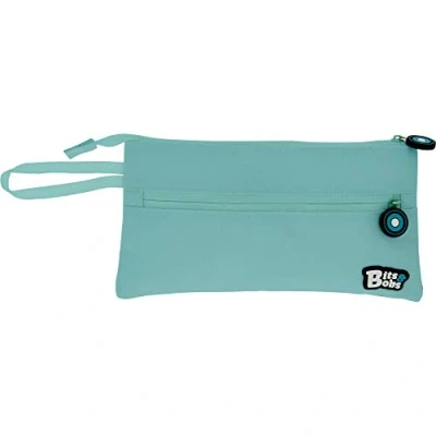 Immagine di Grafoplás 37543831 Astuccio per la scuola, piatto, colore: azzurro, 23,5 x 12 cm, Bits &amp; Bobs