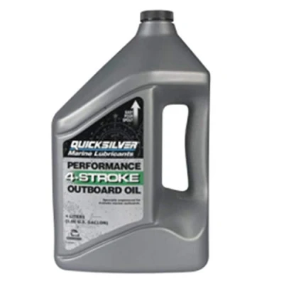 Immagine di Quicksilver Performance 4 Tempi Fuoribordo Olio 10W 30 Litri Flacone