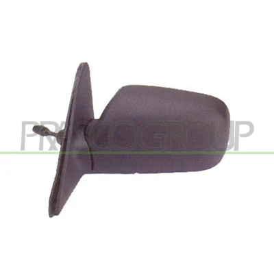 Immagine di Specchio retrovisore esterno Prasco TY0857114 Sx nero manuale regolabile dall&#039;interno, Regolazione:comando cavo flessibile, convesso