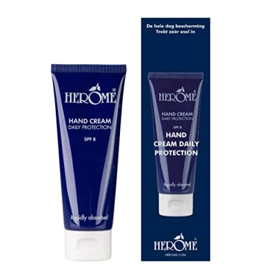 Immagine di Herome Crema mani Protezione Giornaliera SPF 8 si assorbe rapidamente, ripristina la pelle e protegge le dalla secchezza 75ml.