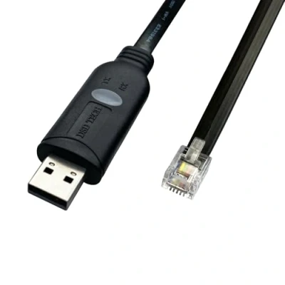 Immagine di DSD TECH SH RJ12C Cavo Seriale RS232 da USB a RJ12 6P4C con Chip PI2303GT