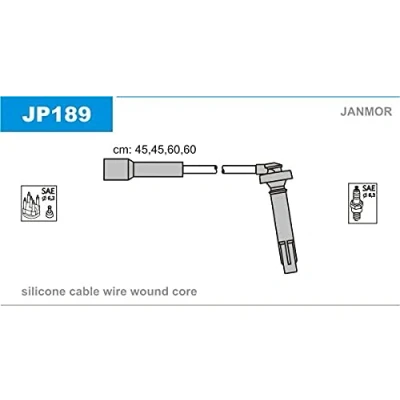 Immagine di Kit cavi accensione JANMOR JP189