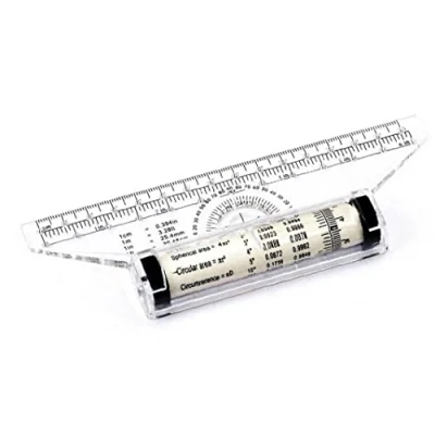 Immagine di Rullamento Parallelo Ruldo Rugione 15cm Multi possibile Bilancia Rolling Draw Ruler Professional Parallel Glider Drafting Righello Goniometro
