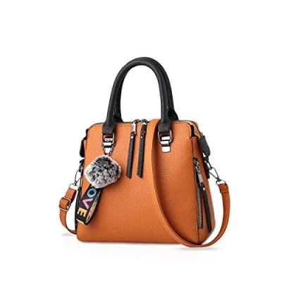 Immagine di NICOLE&amp;DORIS Donne Moda Borse di tela Classico Le signore Corpo trasversale Borsa a tracolla Messenger Bag Pelle Grande capacità verde