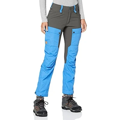 Immagine di Fjällräven F89852S 525 018 Keb Pantaloni Curved, Donna, Short Un, Blue/Stone Grey, 40 Women&#039;s