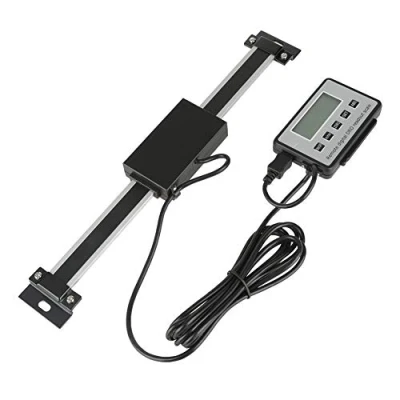 Immagine di kit bilancia di lettura DRO digitale remoto 0 150 mm, lineare display LCD grandi dimensioni, per torni fresatrici,