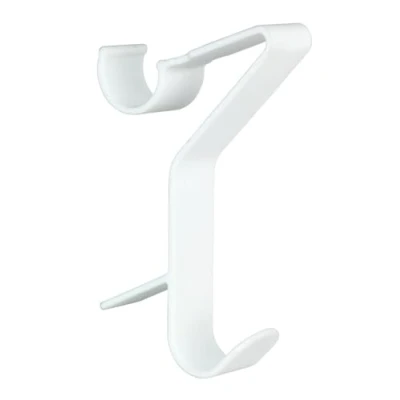 Immagine di Maximex Flexi Set di 3 ganci rotondi per termosifoni da bagno, in plastica (ABS), 2,5 x 13 8,8 cm, colore: Bianco