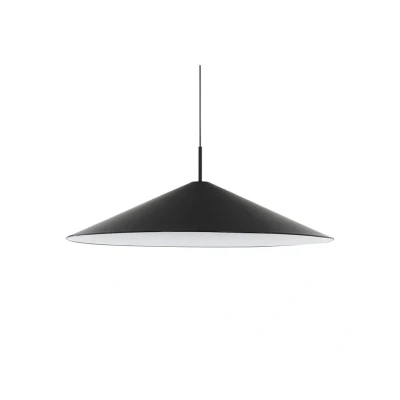Immagine di New Works Lampada LED a sospensione Brolly, Ø 90 cm, nero, alluminio
